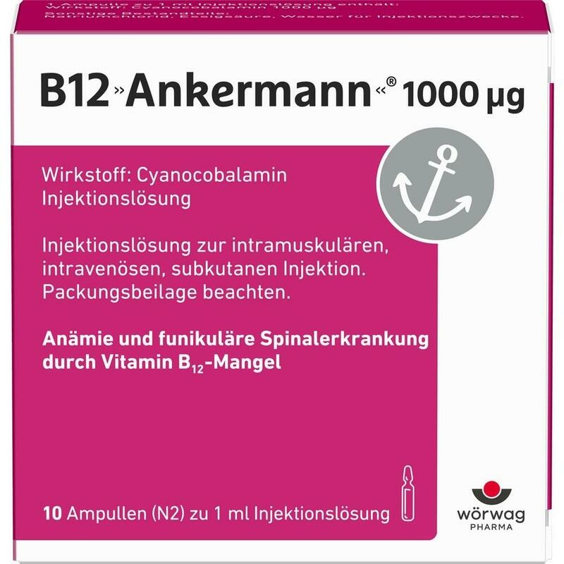 B12 ANKERMANN 1000 μg Injektionslösung Amp.