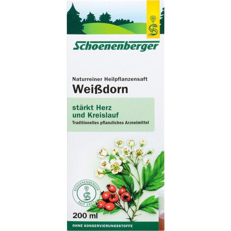WEISSDORN SAFT Schoenenberger