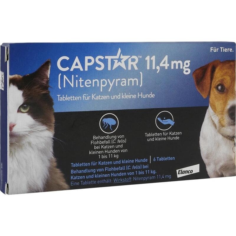 CAPSTAR 11,4 mg Tabletten f.Katzen/kleine Hunde