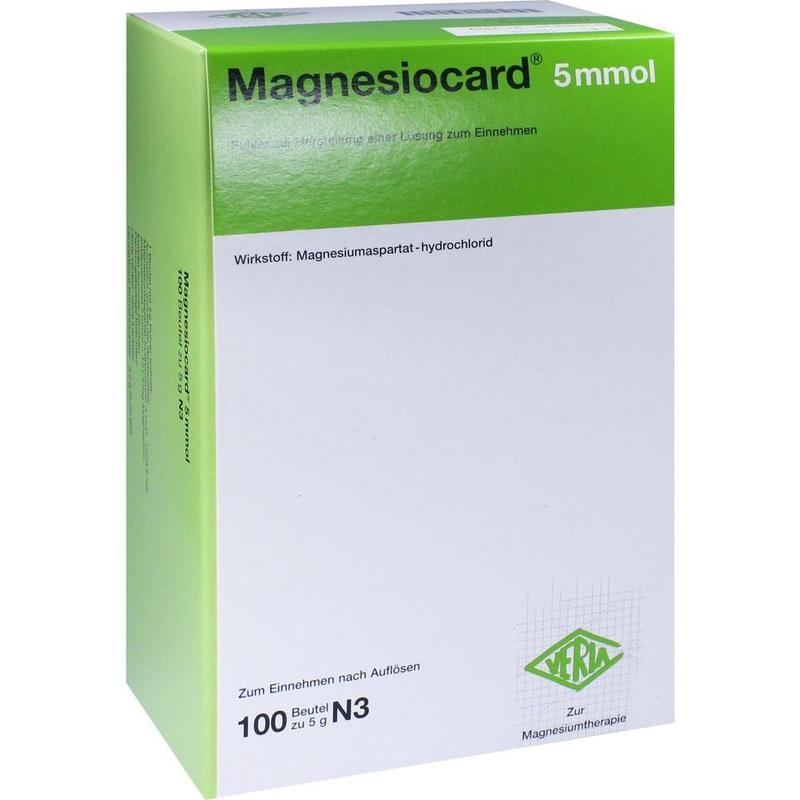 MAGNESIOCARD 5 mmol Plv.z.Her.e.Lsg.z.Einnehmen