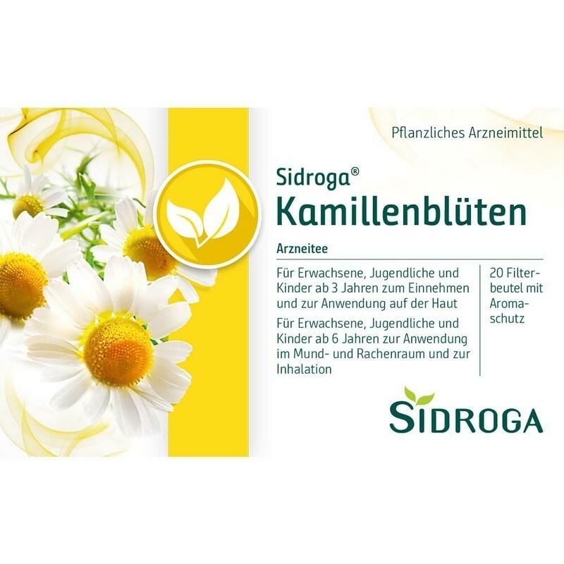 SIDROGA Kamillenblüten Tee Filterbeutel