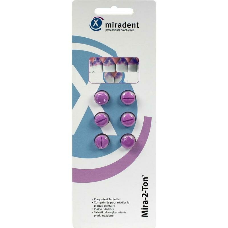 MIRADENT Plaquetest Tabletten Mira-2-Ton