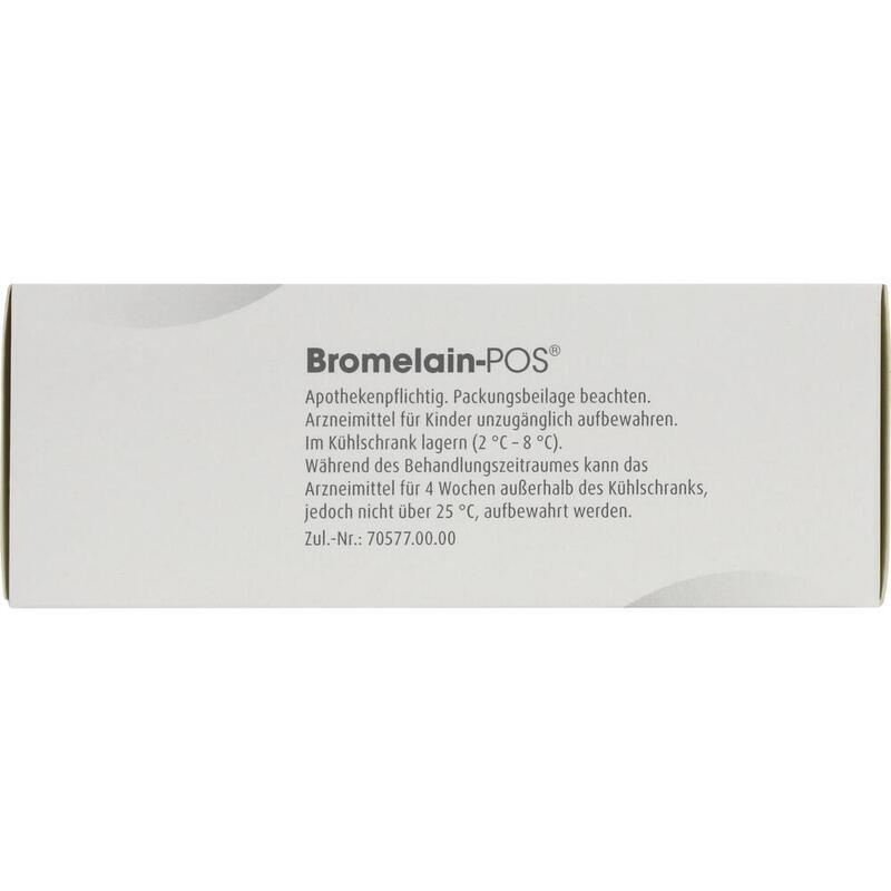 BROMELAIN POS magensaftresistente Tabletten