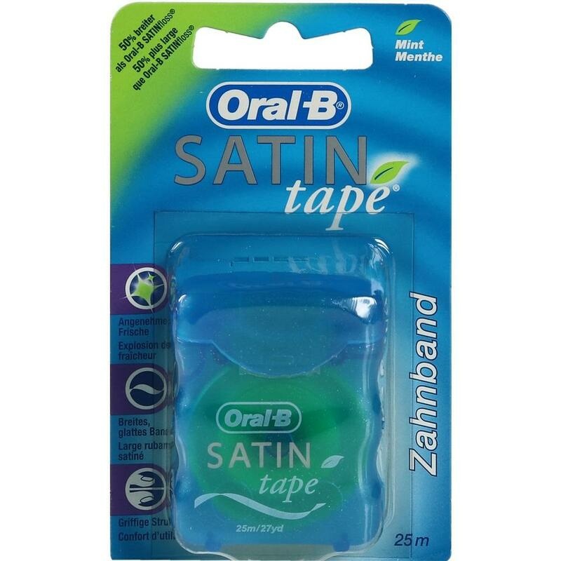 ORAL B Zahnseide SATINtape blau Blisterkarte
