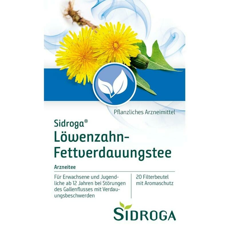 SIDROGA Löwenzahn Tee Filterbeutel