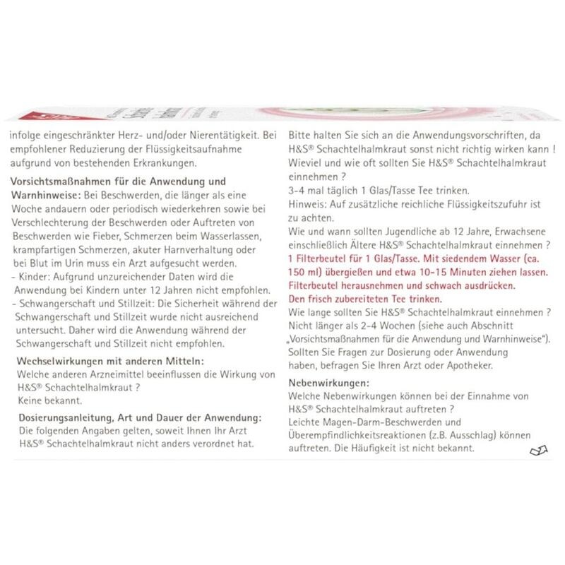 H&S Schachtelhalmkraut Filterbeutel