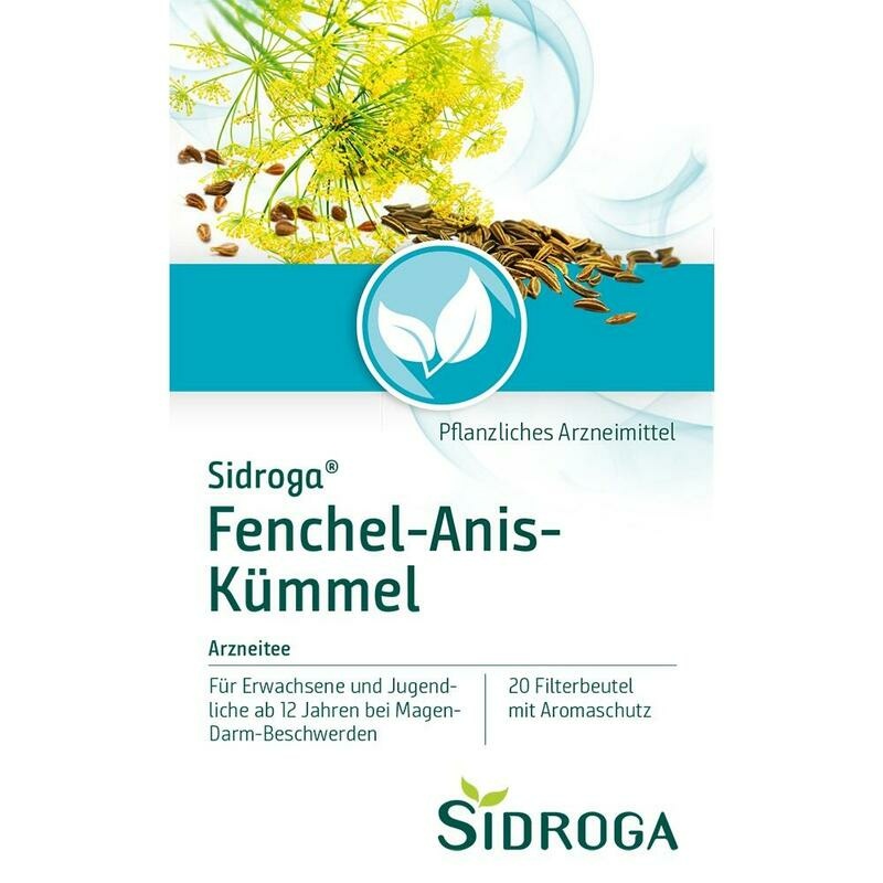 SIDROGA Fenchel Anis Kümmel Tee Filterbeutel