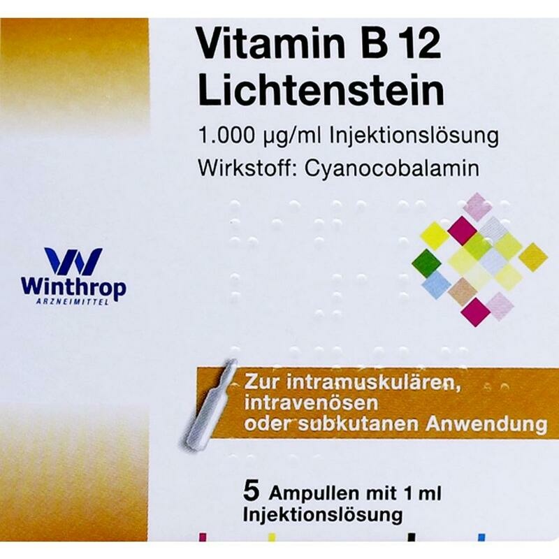 VITAMIN B12 1.000 μg Lichtenstein Ampullen