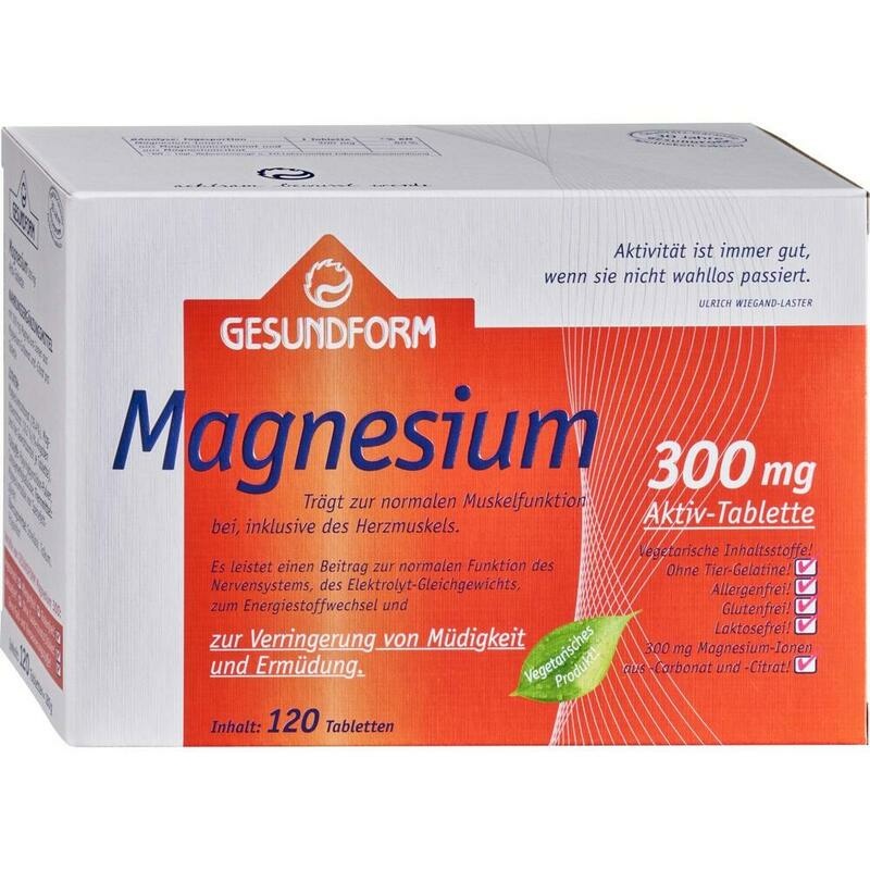 GESUNDFORM Magnesium 300 Filmtabletten