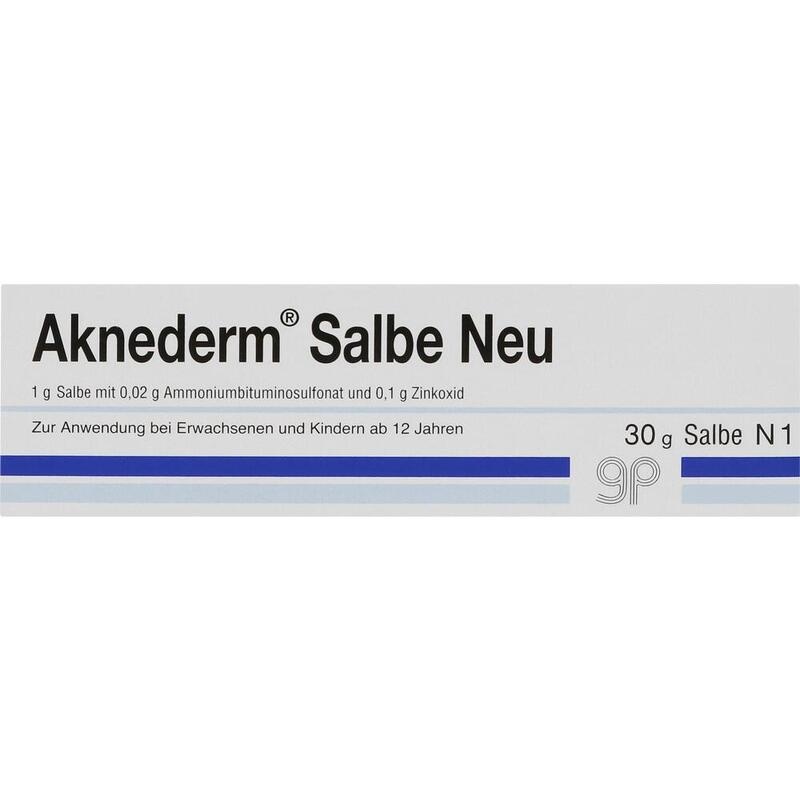AKNEDERM Salbe Neu