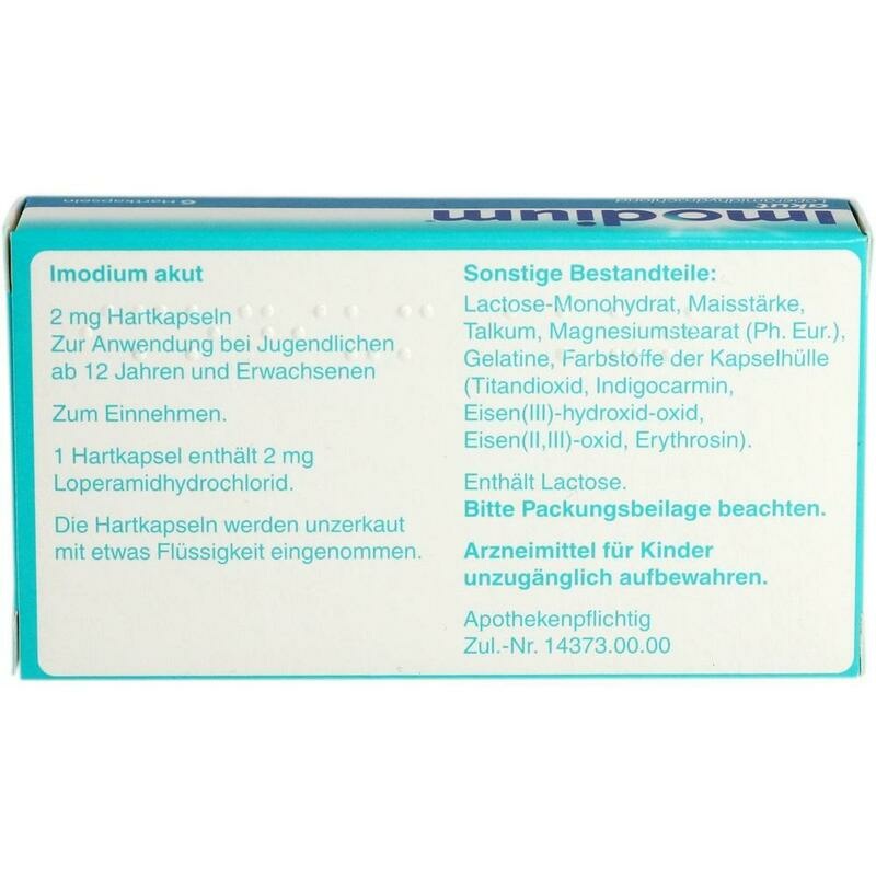 IMODIUM akut Hartkapseln