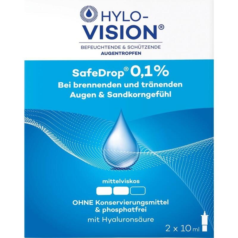 HYLO-VISION SafeDrop 0,1% Augentropfen