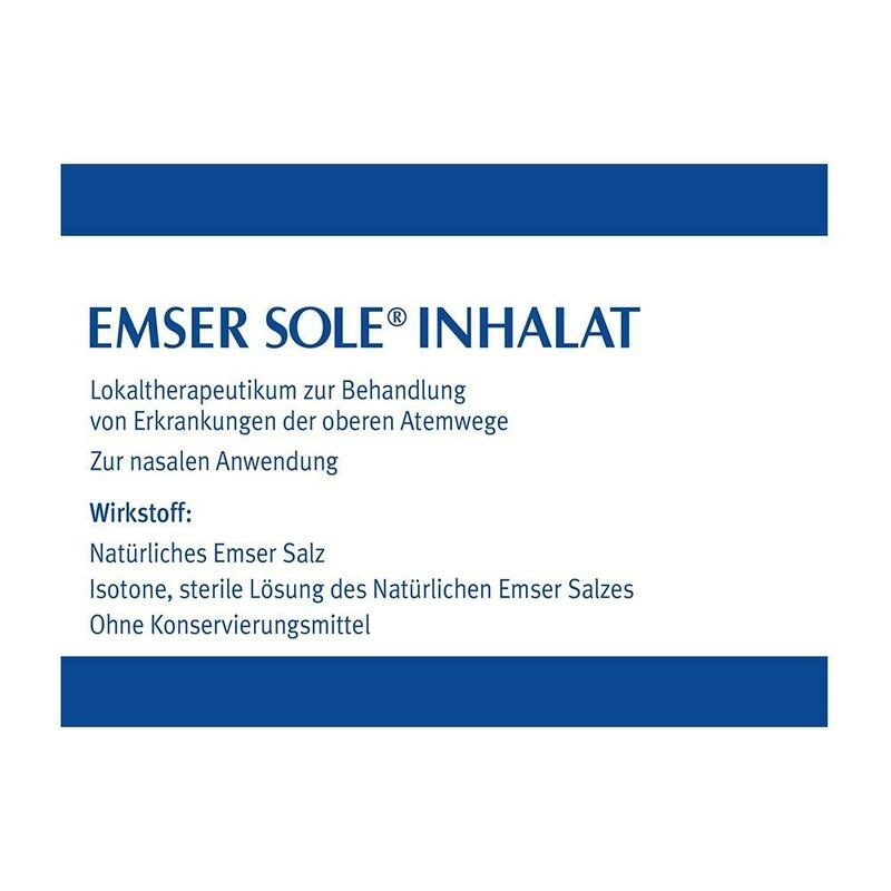 EMSER Sole Inhalat Lösung f.e.Vernebler