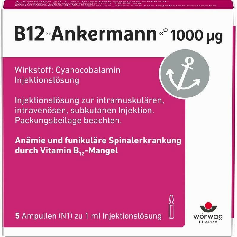 B12 ANKERMANN 1000 μg Injektionslösung Amp.