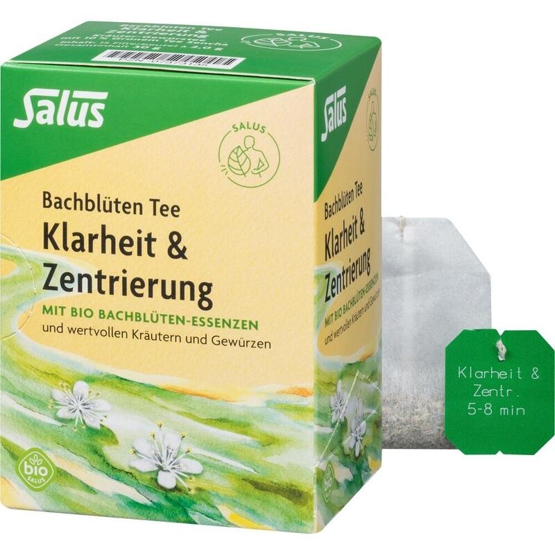 BACHBLÜTEN TEE Klarheit&Zentrierung Bio Salus Fbtl