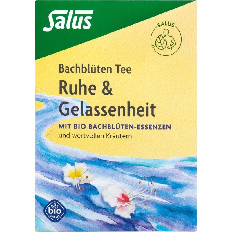 BACHBLÜTEN TEE Ruhe & Gelassenheit Bio Salus Fbtl.