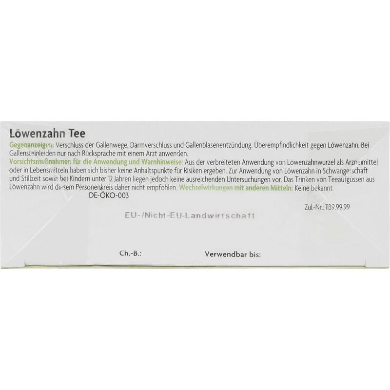 LÖWENZAHN ARZNEITEE Taraxaci rad.c.herb.Bio Salus