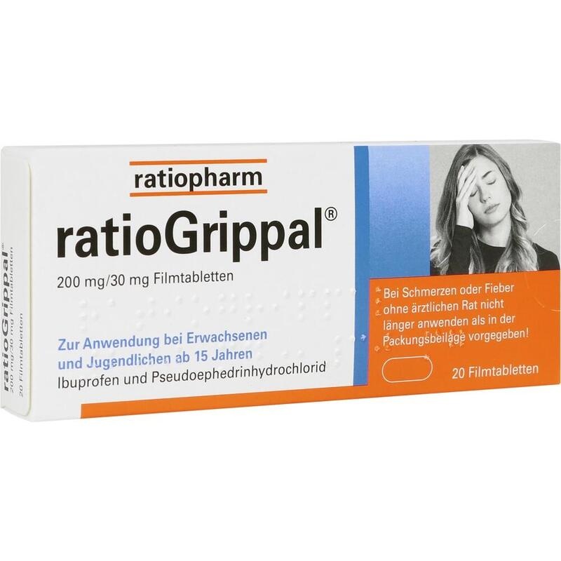 RATIOGRIPPAL 200 mg/30 mg Filmtabletten