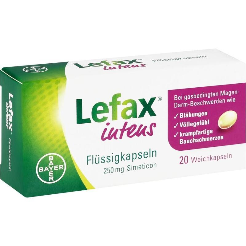 LEFAX intens Flüssigkapseln 250 mg Simeticon
