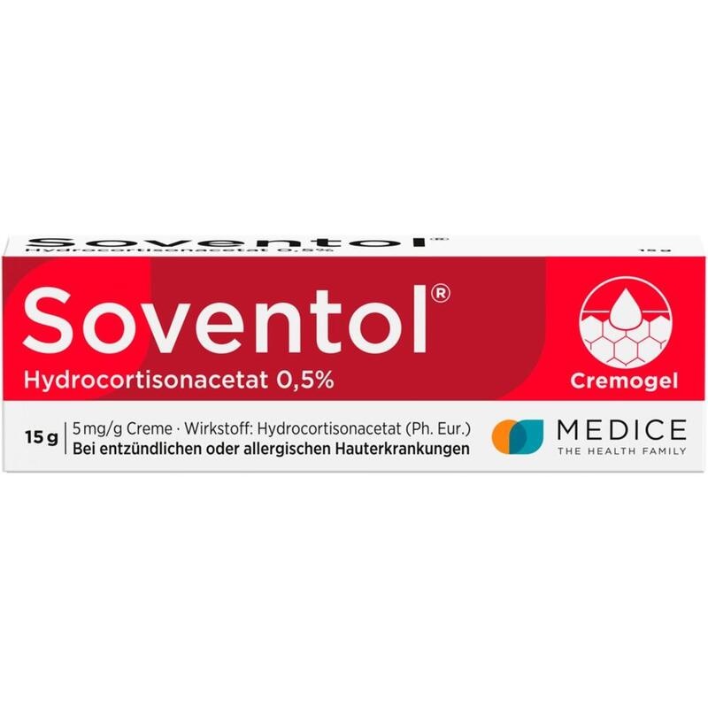 SOVENTOL Hydrocortisonacetat 0,5% Creme