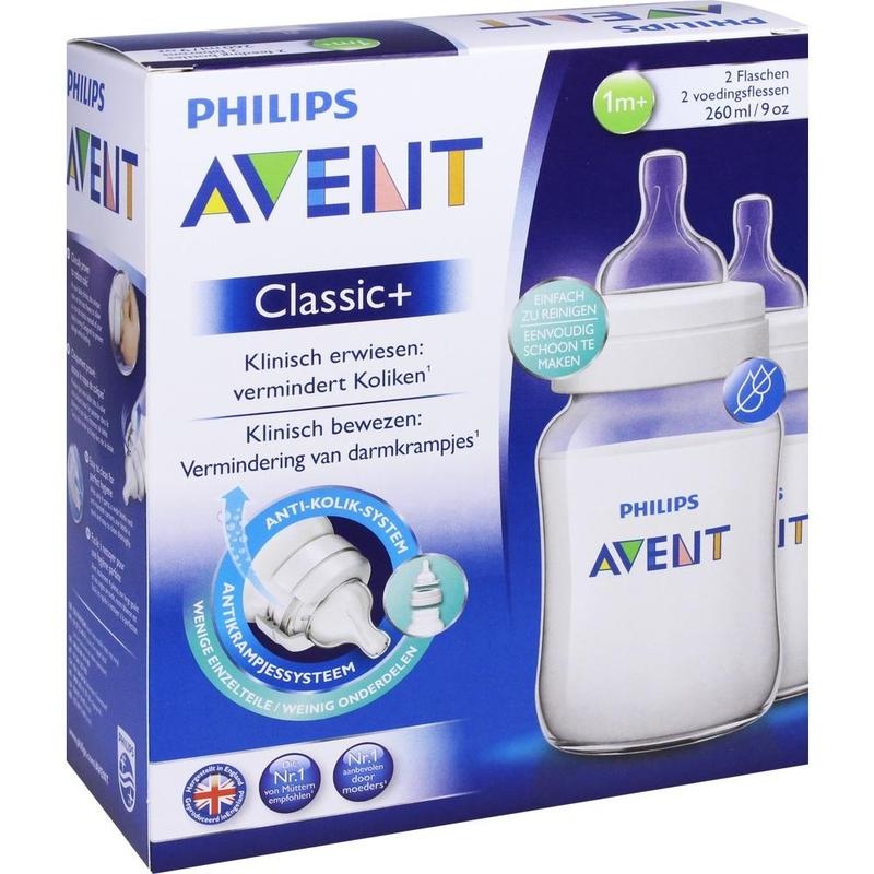 AVENT Klassik+ Flasche 260 ml 2er Pack