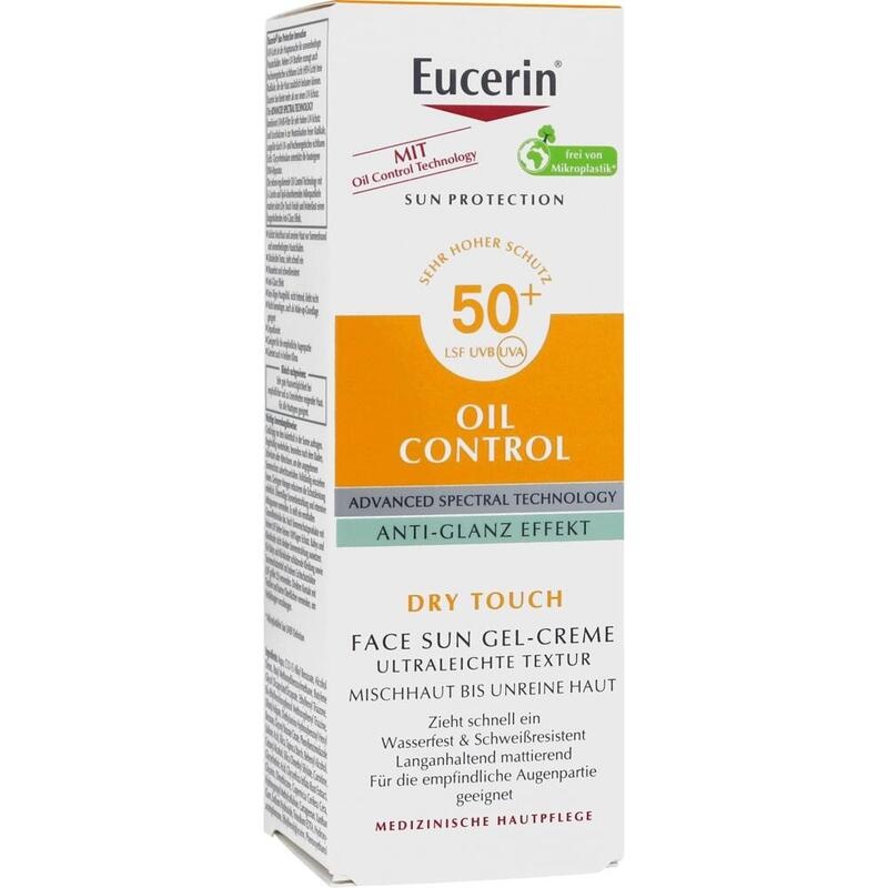 EUCERIN Sun Gel-Creme Oil Contr.Anti-Gl.Eff.LSF50+