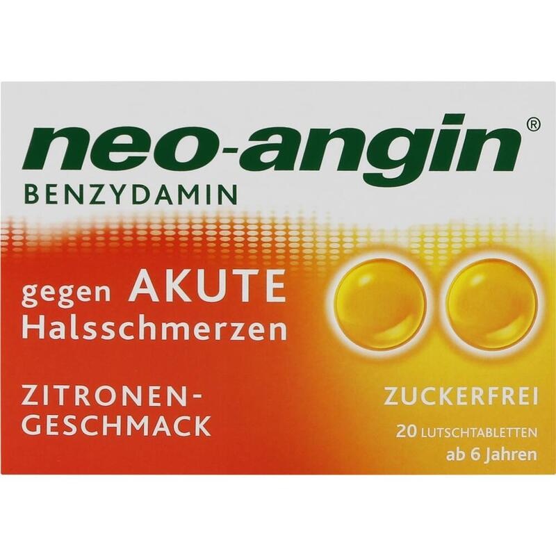 NEO-ANGIN Benzydamin akute Halsschmerzen Zitrone