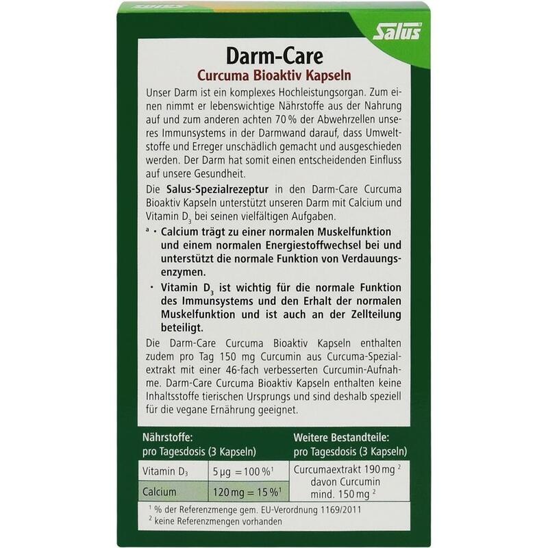 DARM-CARE Curcuma Bioaktiv Kapseln Salus