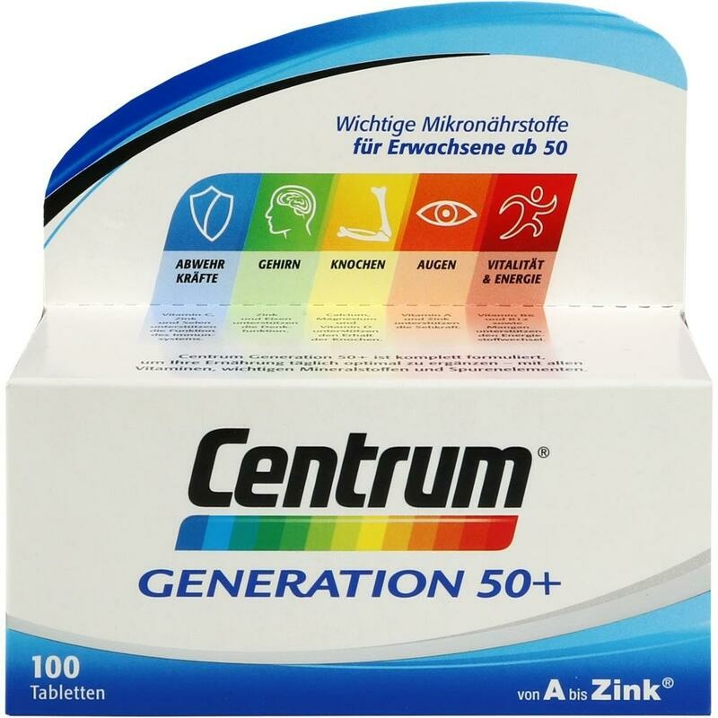 CENTRUM Generation 50+ Tabletten