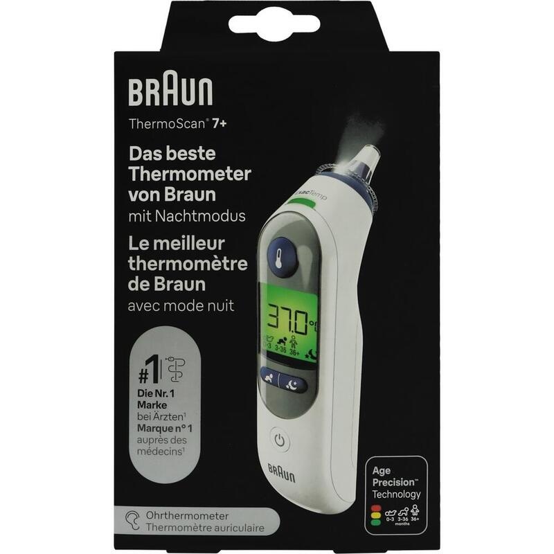 BRAUN THERMOSCAN 7+ Infrarot-Ohrthermometer