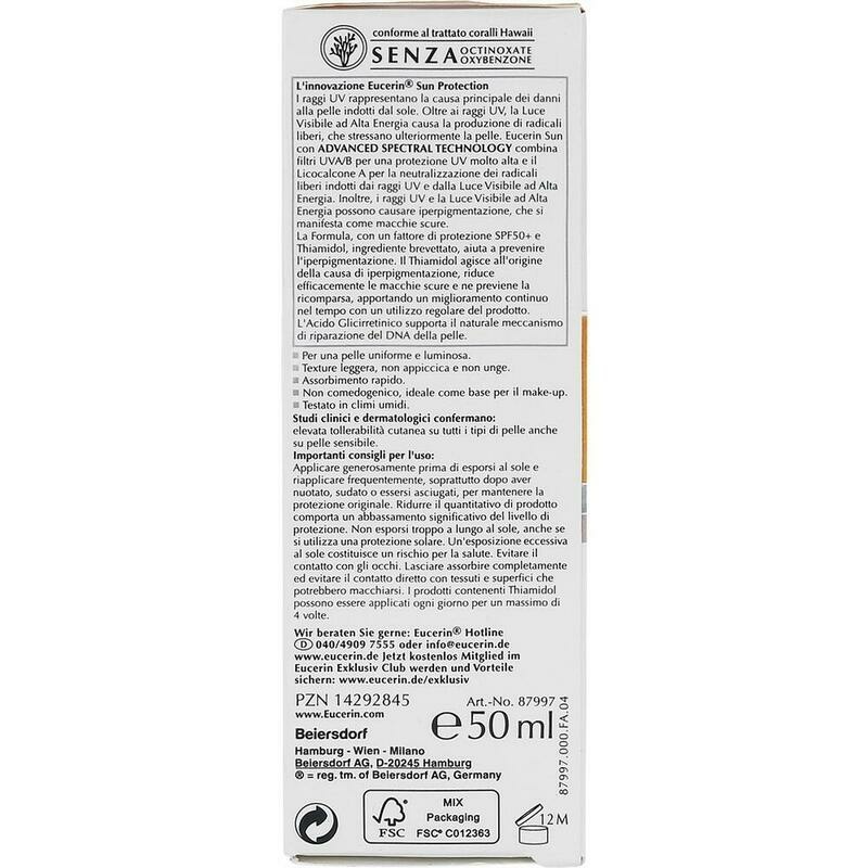 EUCERIN Sun Fluid Pigment Control LSF 50+
