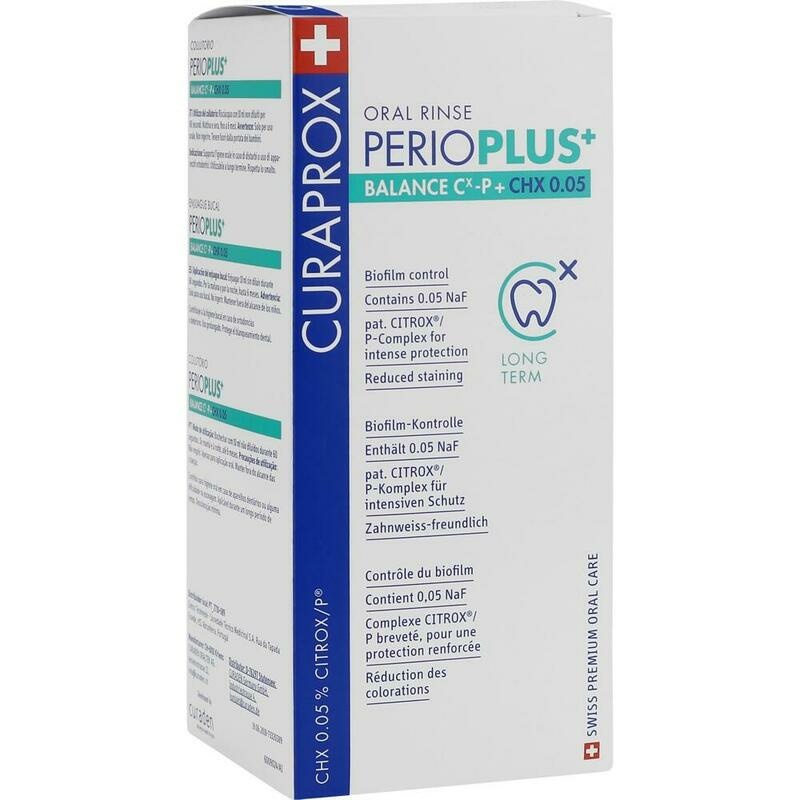 CURAPROX perio Plus+ Balance Mundspülung CHX 0,05%