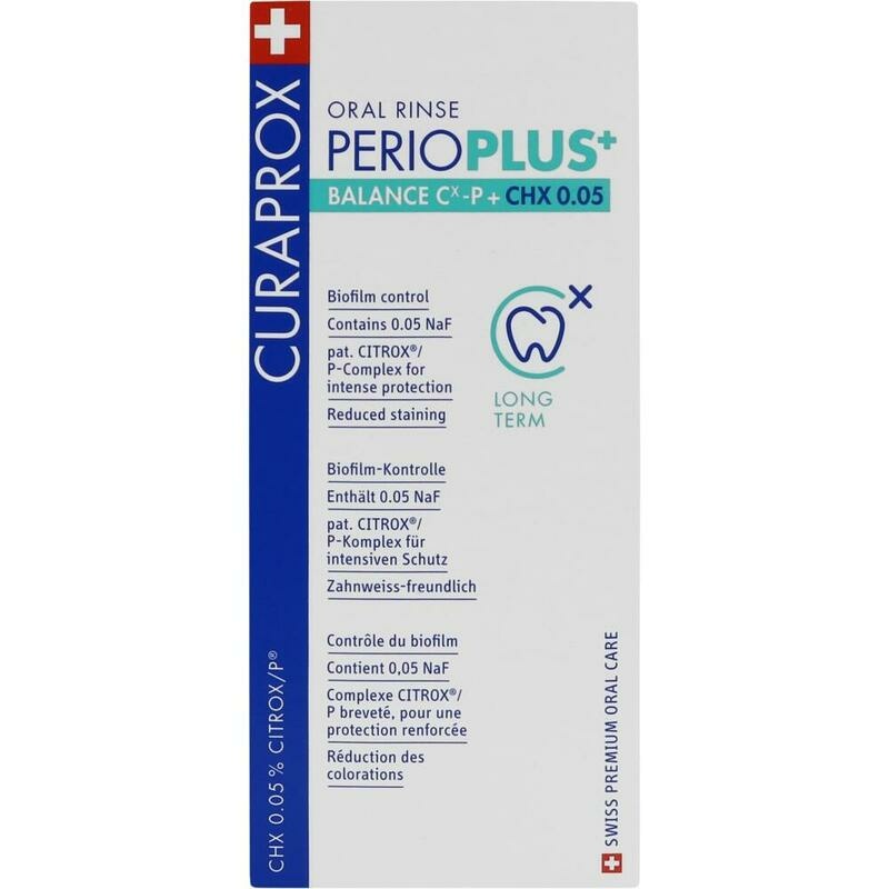 CURAPROX perio Plus+ Balance Mundspülung CHX 0,05%