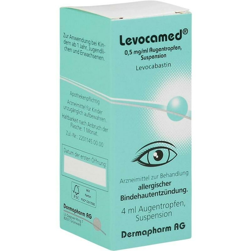 LEVOCAMED 0,5 mg/ml Augentropfen Suspension