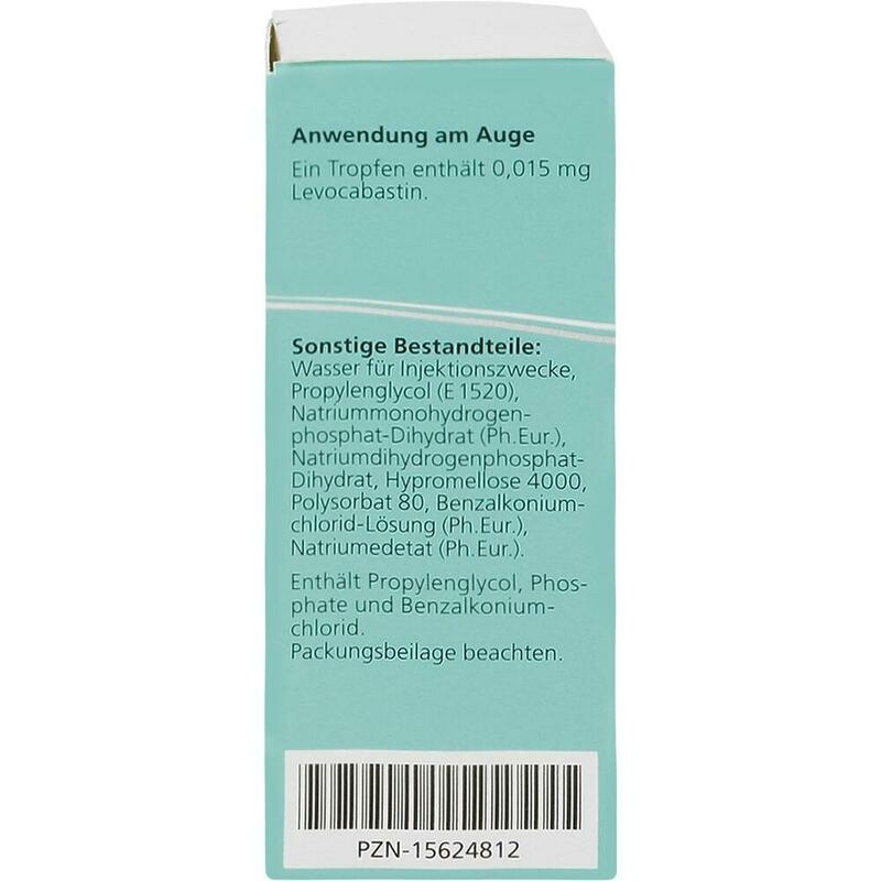 LEVOCAMED 0,5 mg/ml Augentropfen Suspension