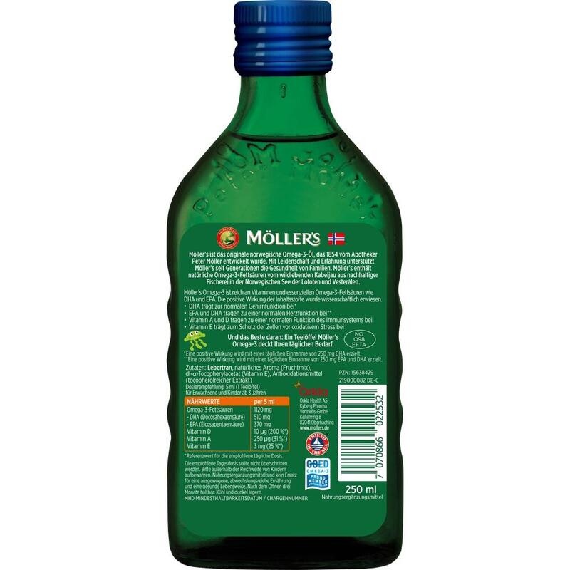 MÖLLER'S Omega-3 Kids Fruchtgeschmack Öl