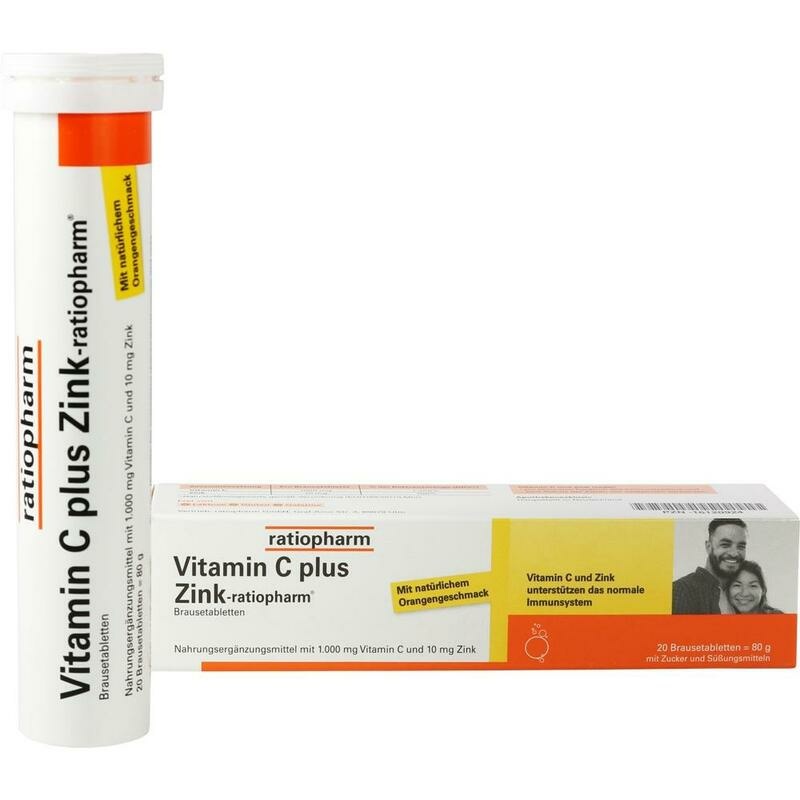 VITAMIN C PLUS Zink-ratiopharm Brausetabletten