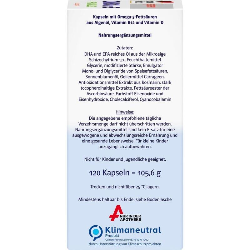 DOPPELHERZ Omega-3 pflanzlich system Kapseln