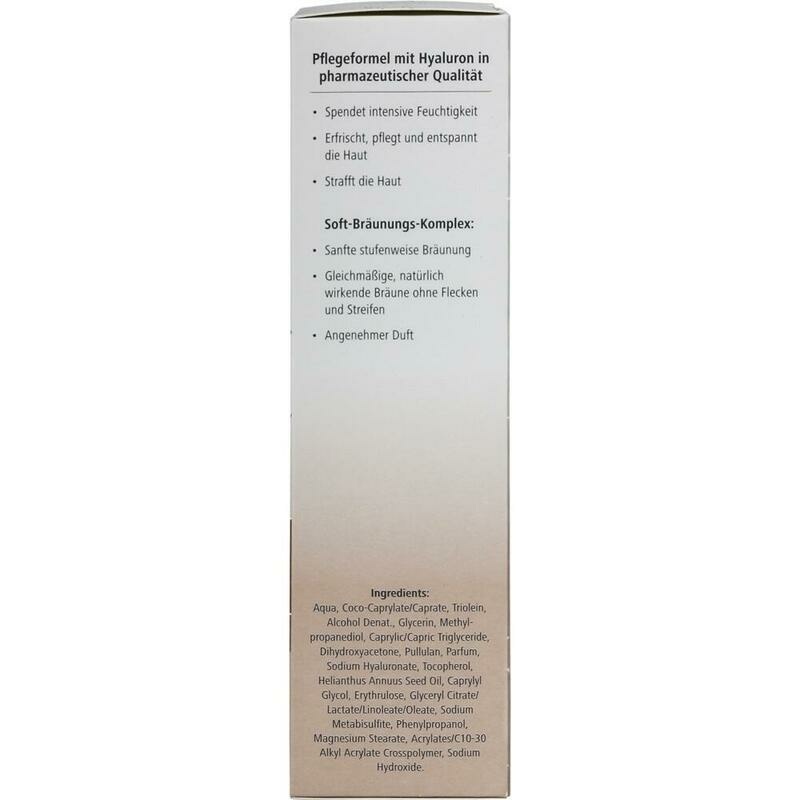 HYALURON SANFTE Bräune Körperpflege Creme