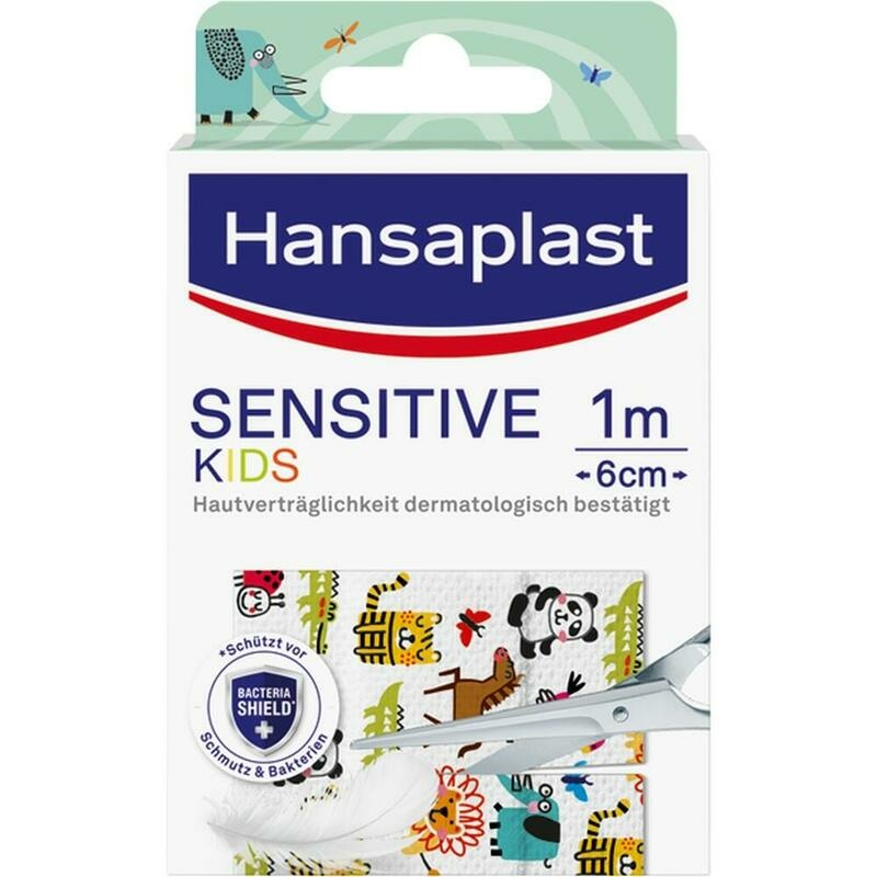 HANSAPLAST Sensitive Kinder Pflaster 6 cmx1 m
