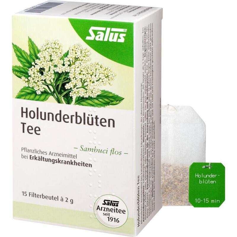 HOLUNDERBLÜTEN Arzneitee Sambuci flos Salus Fbtl.