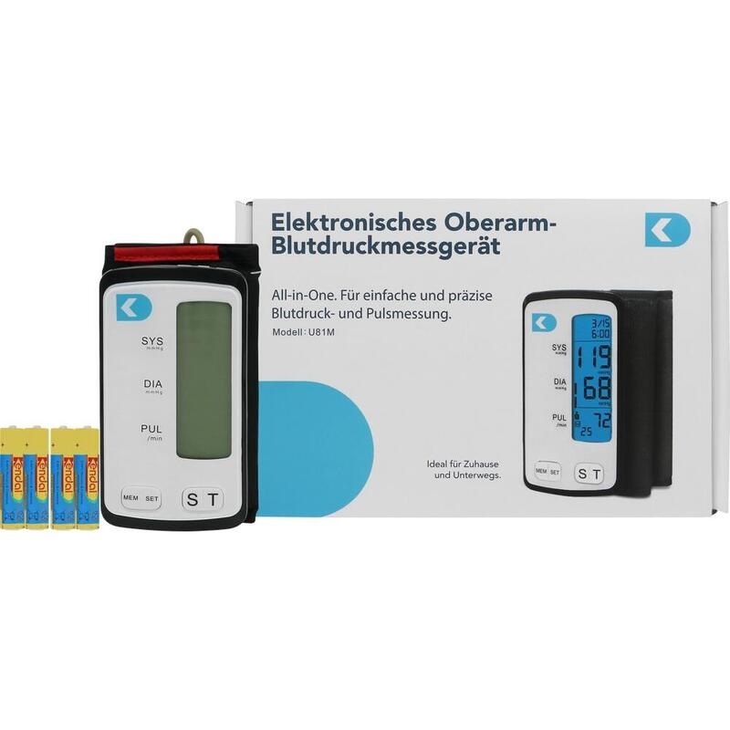 BLUTDRUCKMESSGERÄT Oberarm elektronisch all-in-one