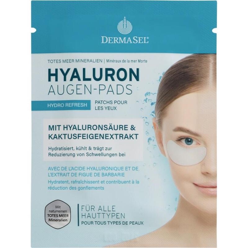 DERMASEL Totes Meer Hyaluron Augen-Pads
