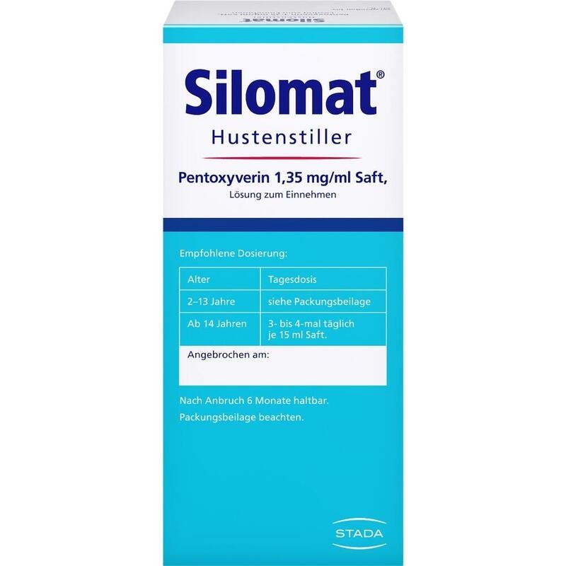 SILOMAT Hustenstiller Pentoxyverin 1,35 mg/ml Saft