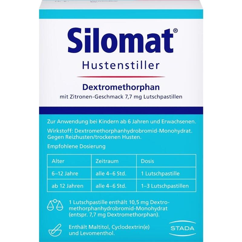 SILOMAT Hustenstiller DMP Zitron.-Geschm.7,7mg LUP
