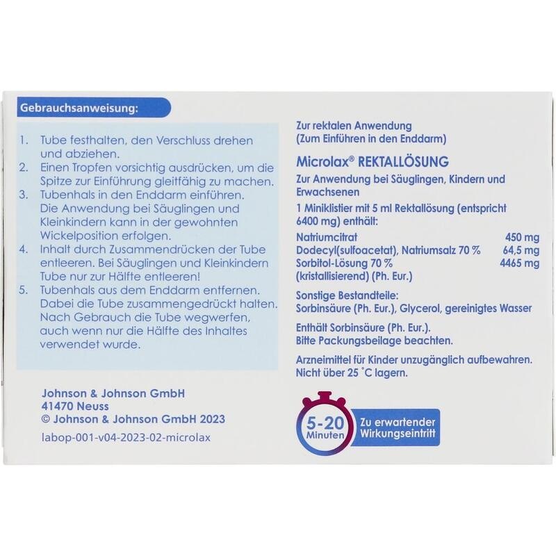 MICROLAX Rektallösung Klistiere m.kurzem Tubenhals