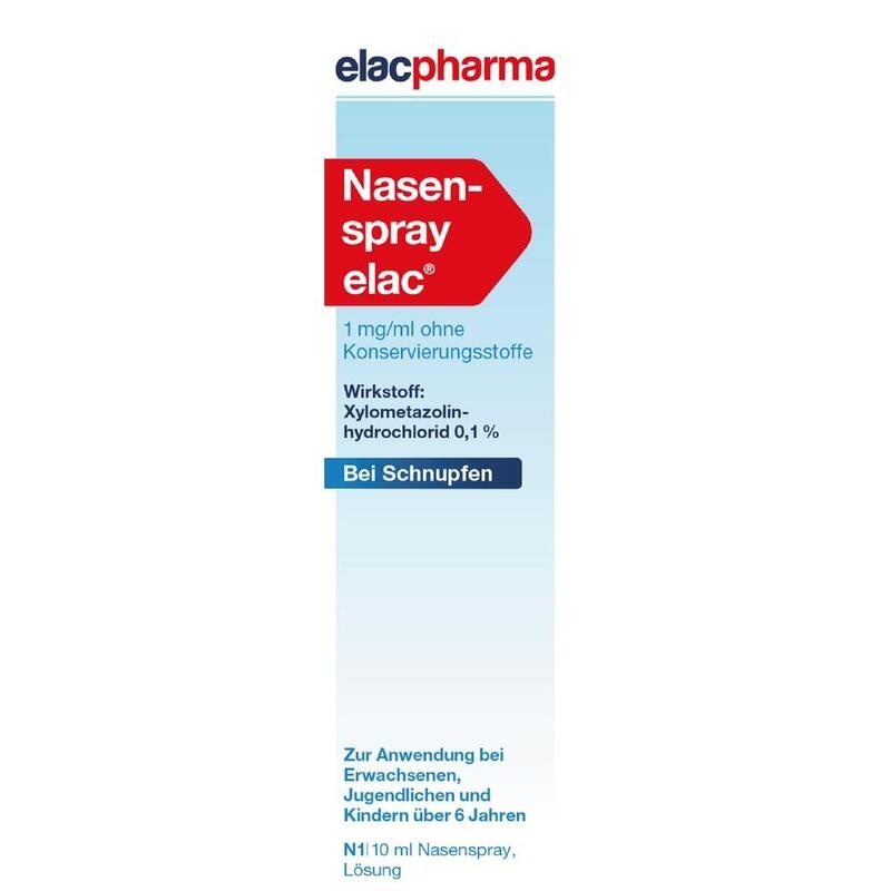 NASENSPRAY elac 1 mg/ml ohne Konservierungsstoffe