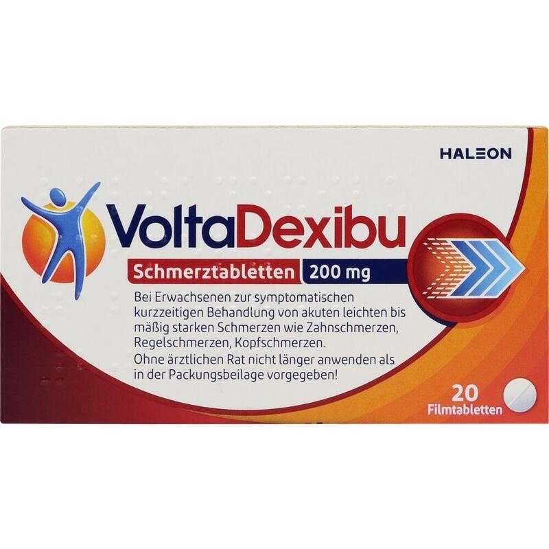 VOLTADEXIBU Schmerztabletten 200 mg Filmtabletten