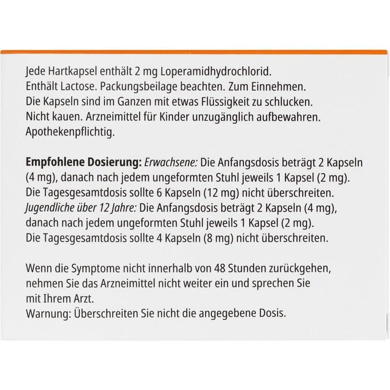 LOPERAMID Grindeks 2 mg Hartkapseln