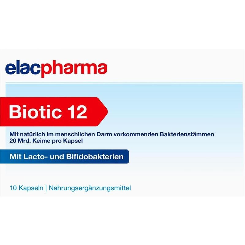 ELACPHARMA Biotic 12 Hartkapseln
